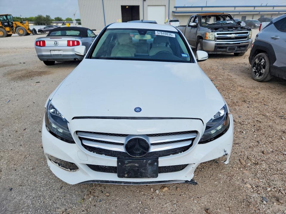 57849836 :رقم المزاد ، 55SWF4JB4FU051767 vin ، 2015 Mercedes-benz C مزاد بيع