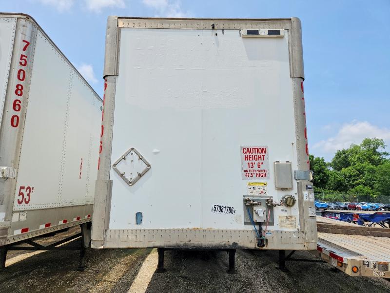 57081786 :رقم المزاد ، 1JJV532DXGL910926 vin ، 2016 Wabash Duraplate Dry-van 53' Trailer مزاد بيع