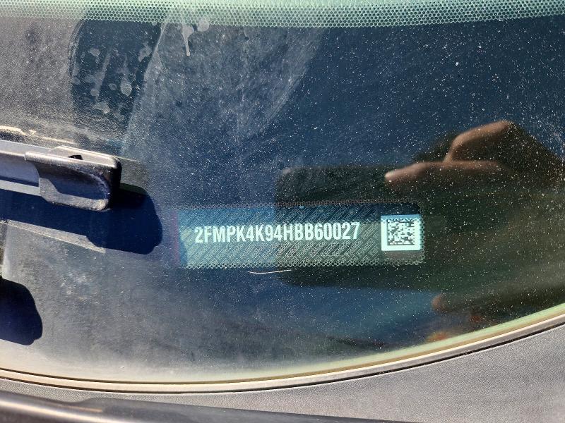 Продажа на аукционе авто 2017 Ford Edge, vin: 2FMPK4K94HBB60027, номер лота: 56363156