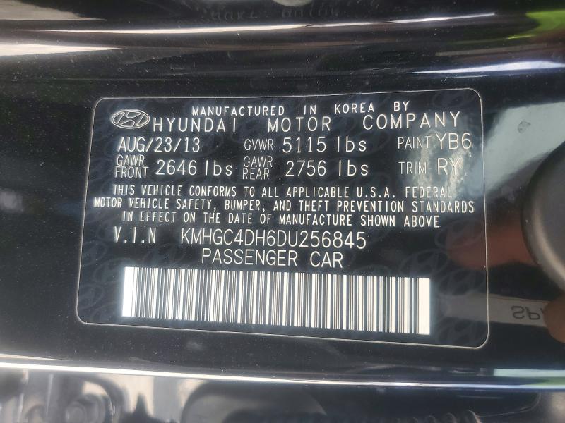 Продаж на аукціоні авто 2013 Hyundai Genesis, vin: KMHGC4DH6DU256845, номер лоту: 56239006