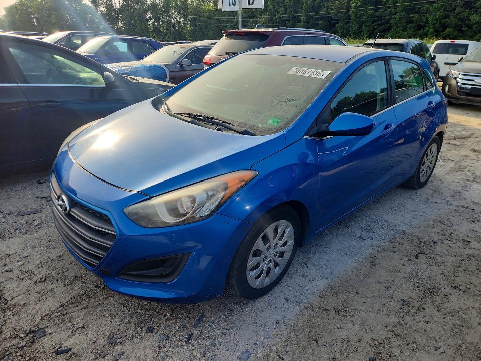 58867136 :رقم المزاد ، KMHD35LH8HU382379 vin ، 2017 Hyundai Elantra Gt مزاد بيع