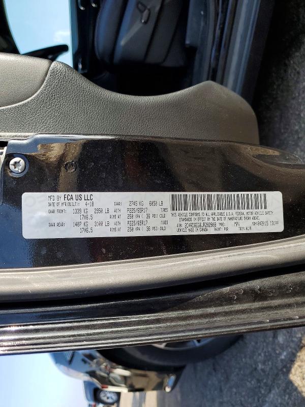 2018 Dodge Grand Caravan მანქანა იყიდება აუქციონზე, vin: 2C4RDGEG6JR282808, აუქციონის ნომერი: 56167396
