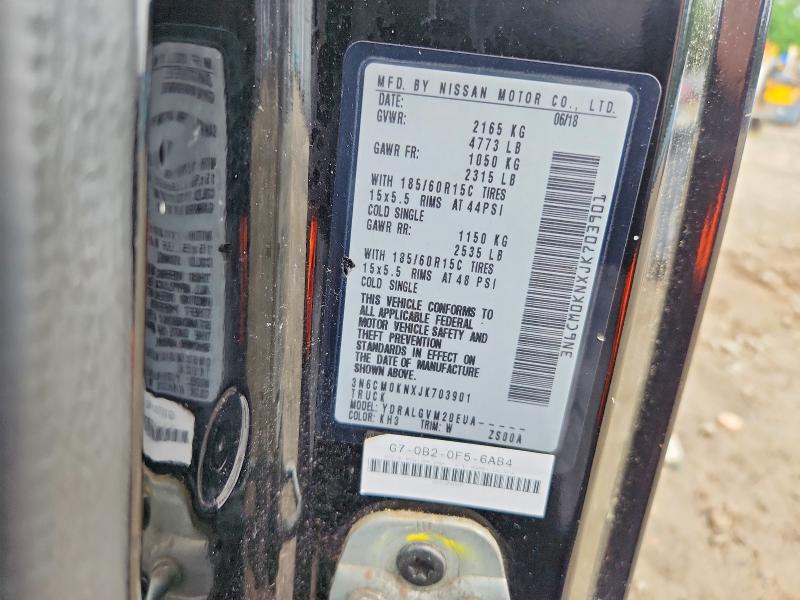 Aukcja sprzedaży 2018 Nissan Nv200, vin: 3N6CM0KNXJK703901, numer aukcji: 65880216