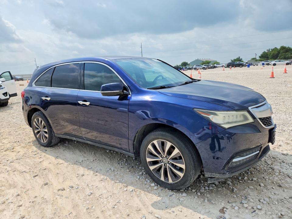 58440636 :رقم المزاد ، 5FRYD3H43FB011082 vin ، 2015 Acura Mdx مزاد بيع