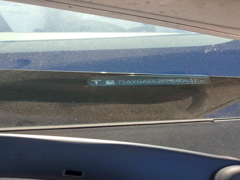 2023 Tesla Model Y მანქანა იყიდება აუქციონზე, vin: 7SAYGAEE2PF640637, აუქციონის ნომერი: 57730586