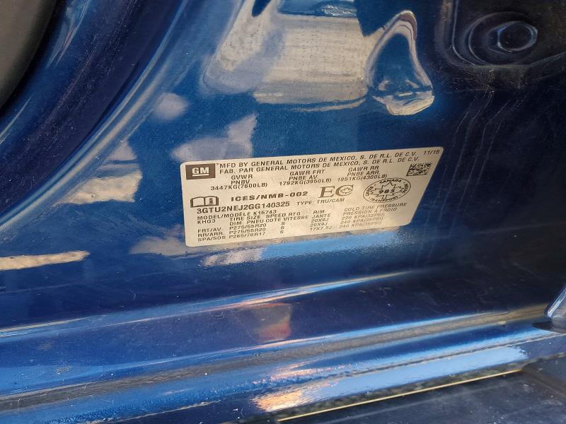 Aukcja sprzedaży 2016 Gmc Sierra, vin: 3GTU2NEJ2GG140325, numer aukcji: 55559016