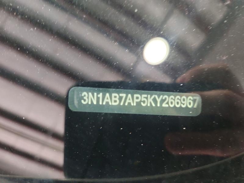 Продажа на аукционе авто 2019 Nissan Sentra, vin: 3N1AB7AP5KY266967, номер лота: 58296076