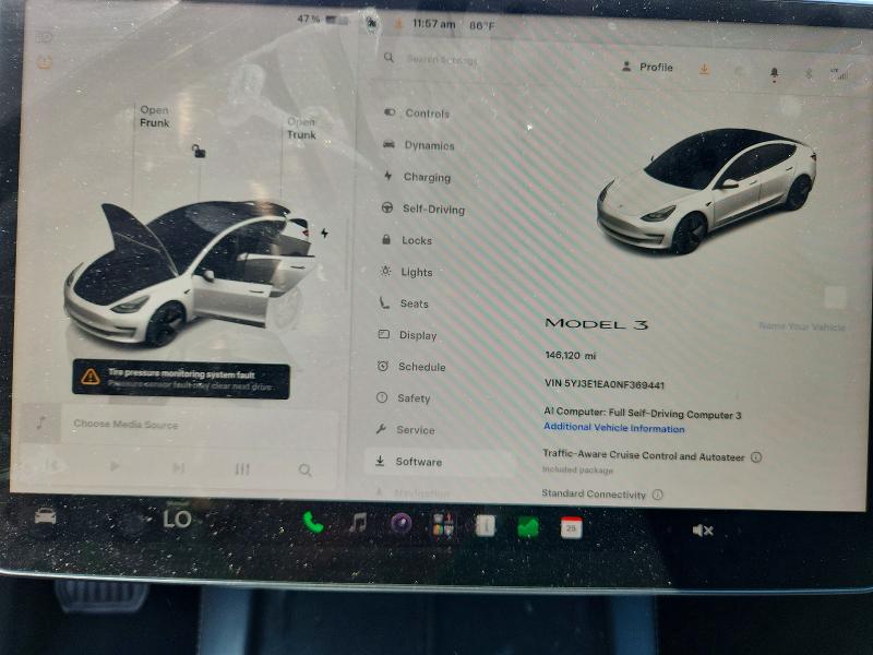 Продаж на аукціоні авто 2022 Tesla Model 3, vin: 5YJ3E1EA0NF369441, номер лоту: 58479636