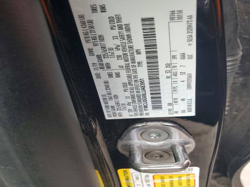 Aukcja sprzedaży 2020 Ford Escape, vin: 1FMCU0G69LUA83951, numer aukcji: 58005796