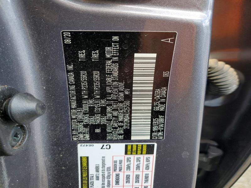 Aukcja sprzedaży 2020 Lexus Rx, vin: 2T2YZMDA4LC257560, numer aukcji: 58278906
