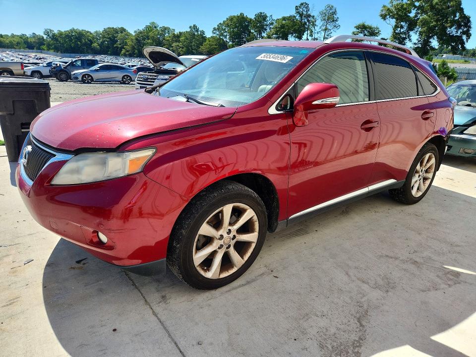 58534696 :رقم المزاد ، 2T2ZK1BA0CC075817 vin ، 2012 Lexus Rx مزاد بيع