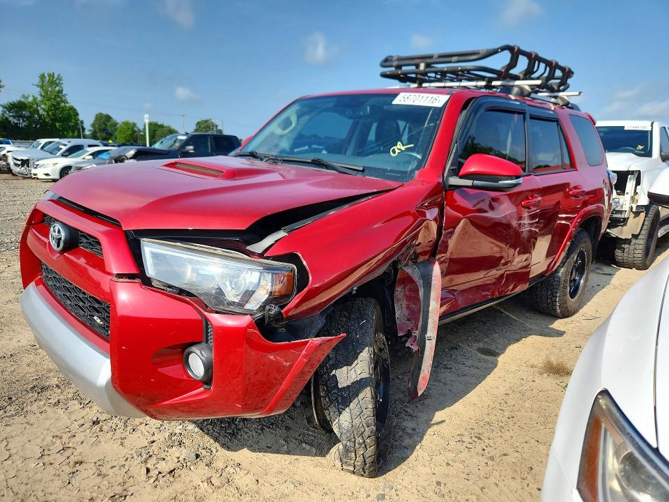 58701116 :رقم المزاد ، JTEBU5JR1G5385729 vin ، 2016 Toyota 4runner مزاد بيع