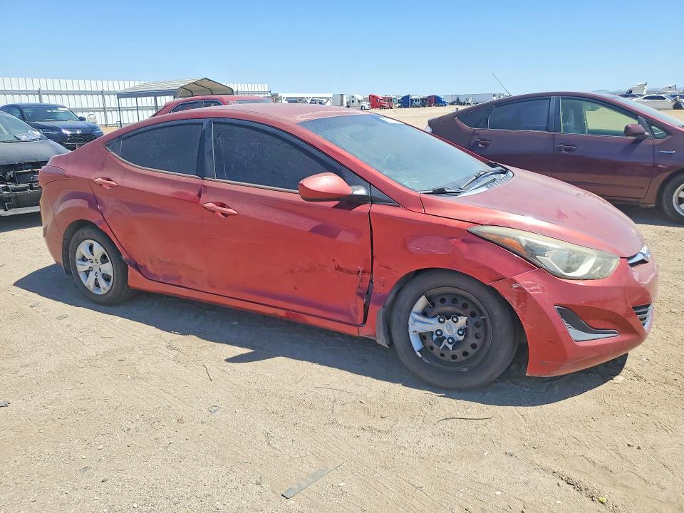 56831286 :رقم المزاد ، 5NPDH4AE3GH780004 vin ، 2016 Hyundai Elantra مزاد بيع