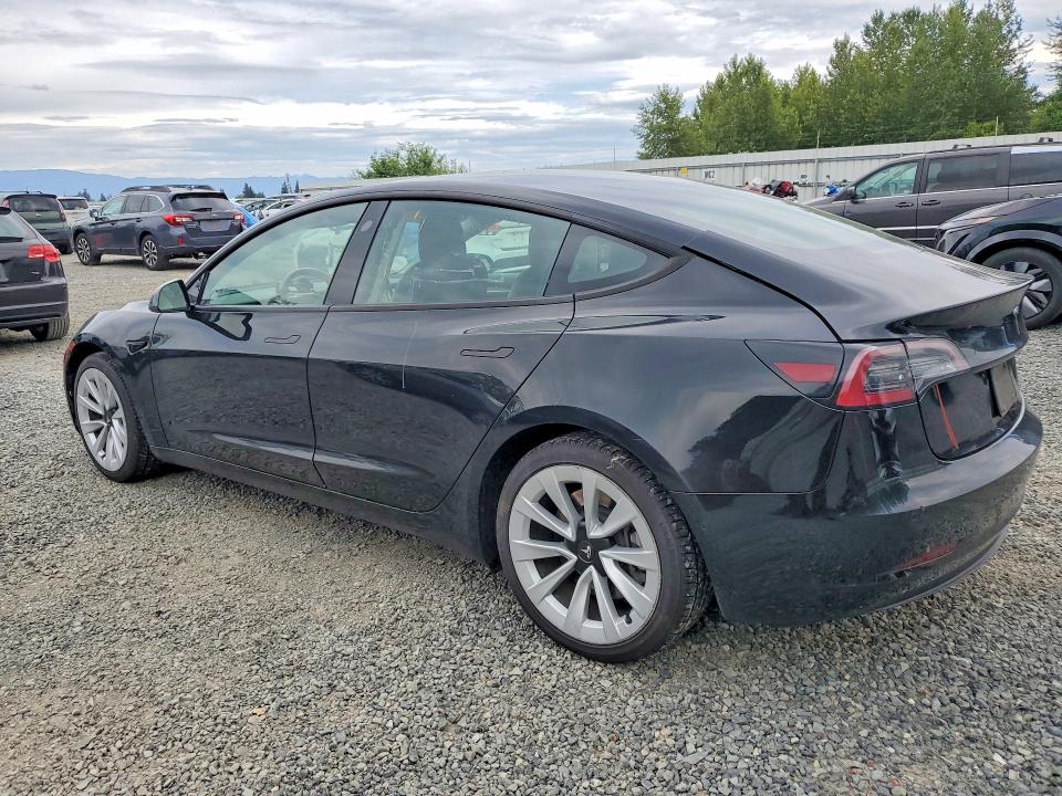 2022 Tesla Model 3 მანქანა იყიდება აუქციონზე, vin: 5YJ3E1EA2NF304476, აუქციონის ნომერი: 56161536