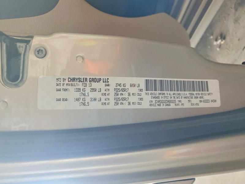 Продажа на аукционе авто 2013 Dodge Grand Caravan, vin: 2C4RDGDG2DR693225, номер лота: 57433046