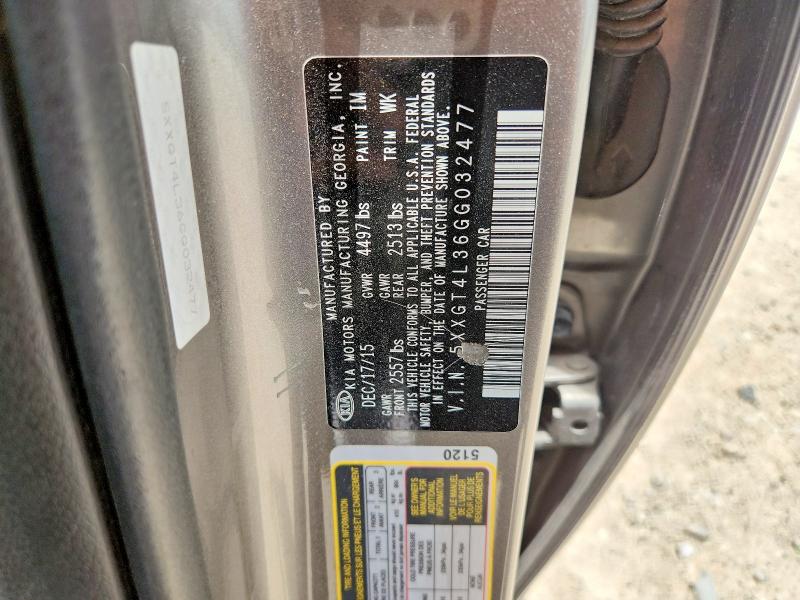 Продаж на аукціоні авто 2016 Kia Optima, vin: 5XXGT4L36GG032477, номер лоту: 58836736
