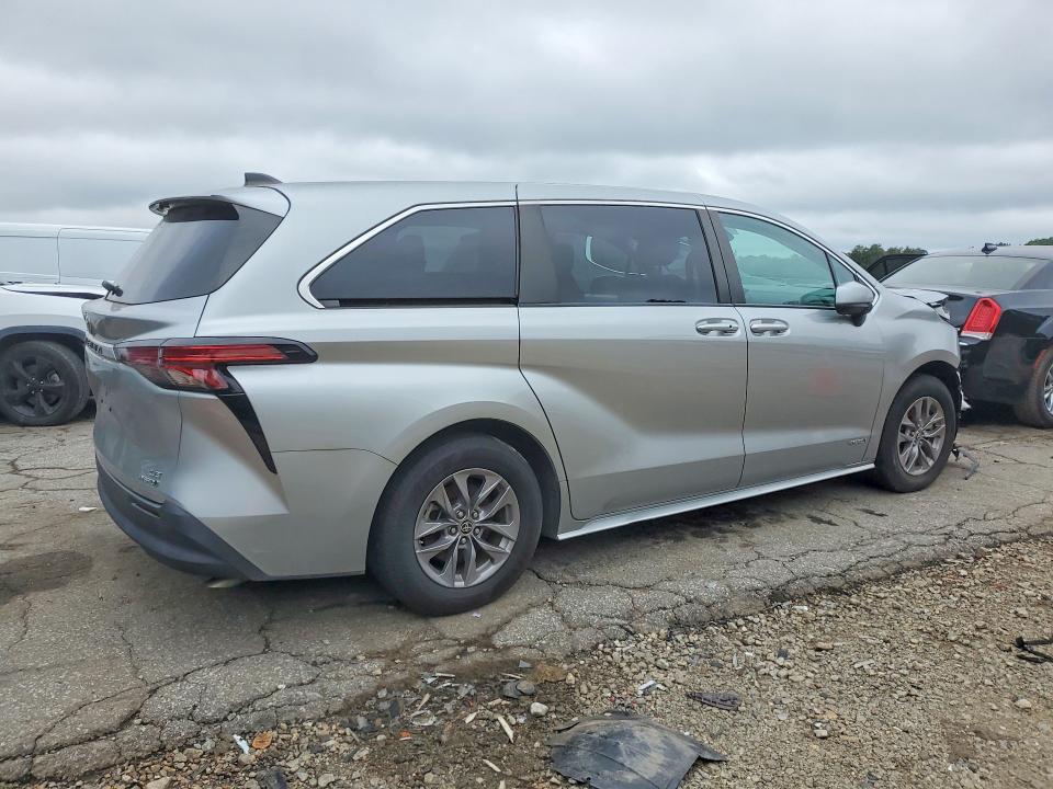 2021 Toyota Sienna მანქანა იყიდება აუქციონზე, vin: 5TDKRKEC1MS065469, აუქციონის ნომერი: 54560996