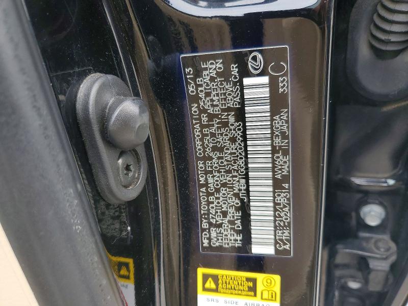 Aukcja sprzedaży 2013 Lexus Es, vin: JTHBW1GG8D2029903, numer aukcji: 55541116