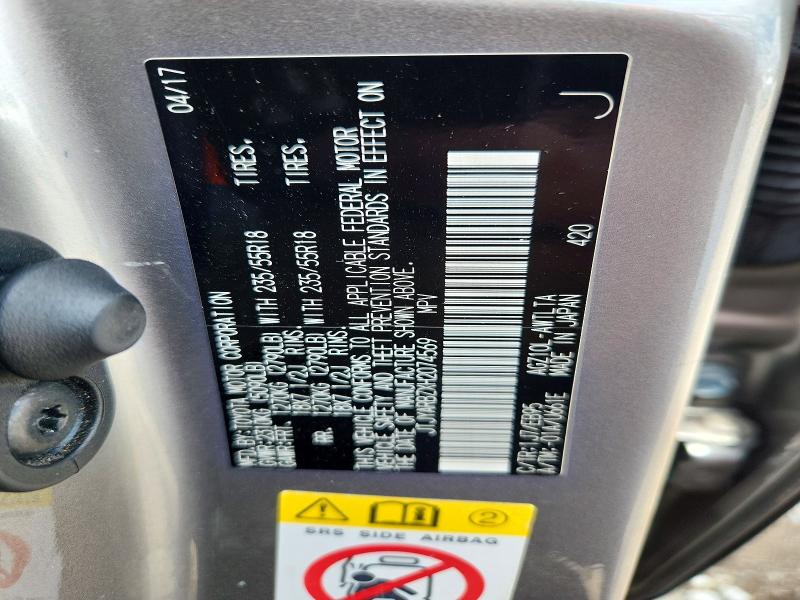 Aukcja sprzedaży 2017 Lexus Nx 200t, vin: JTJYARBZXH2074569, numer aukcji: 57369846