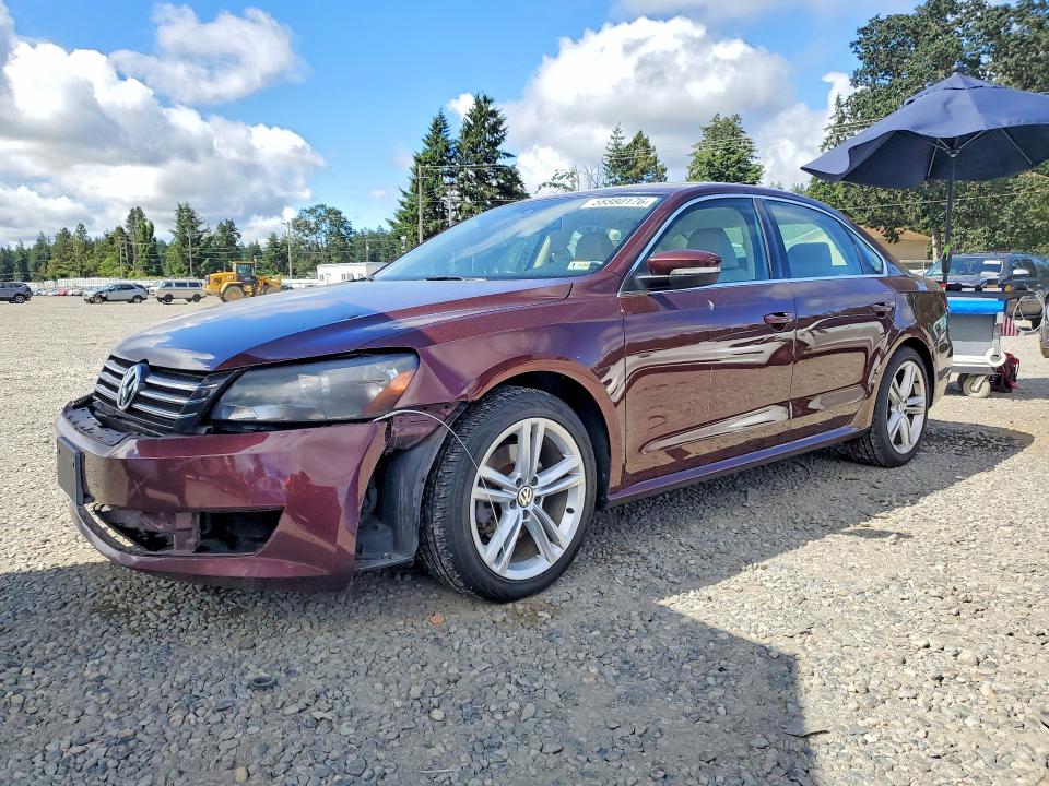 58880176 :رقم المزاد ، 1VWBT7A36EC051264 vin ، 2014 Volkswagen Passat مزاد بيع