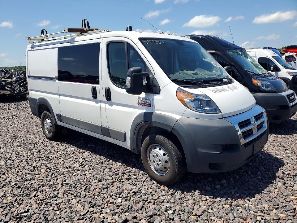 55895446 :رقم المزاد ، 3C6TRVAG7HE549054 vin ، 2017 Ram Promaster 1500 مزاد بيع