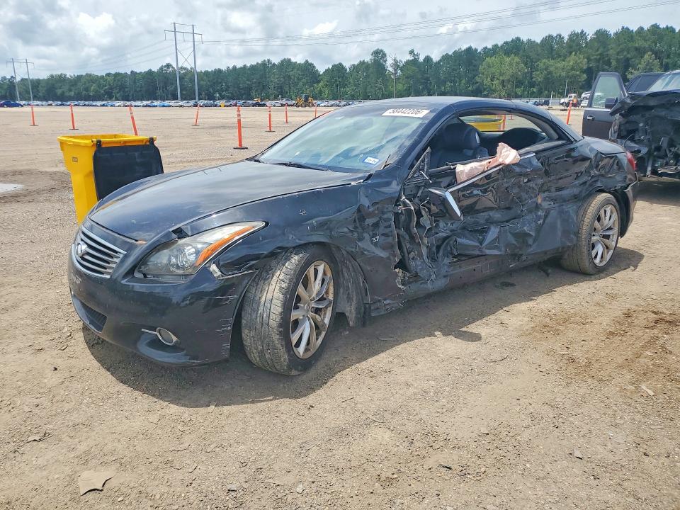 2015 Infiniti Q60 Convertible მანქანა იყიდება აუქციონზე, vin: JN1CV6FE1FM810147, აუქციონის ნომერი: 58442206