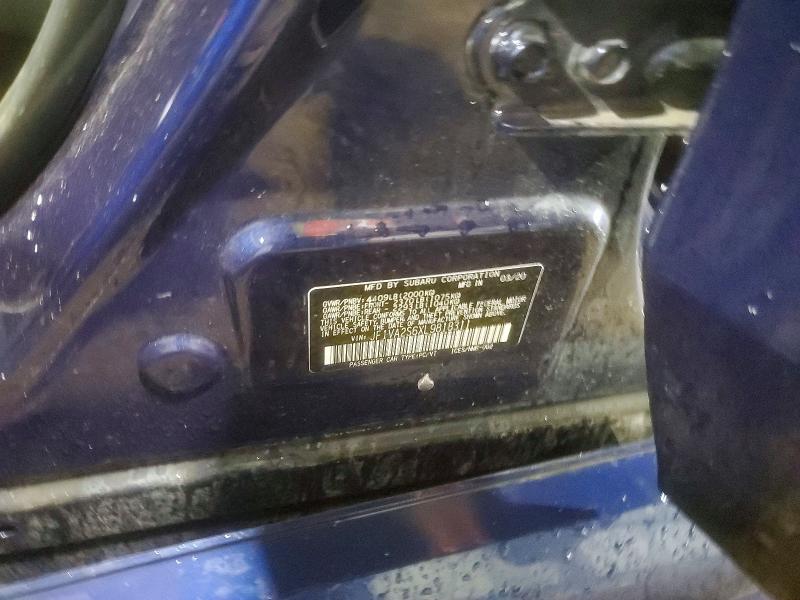 55187716 :رقم المزاد ، JF1VA2S6XL9818311 vin ، 2020 Subaru Wrx مزاد بيع