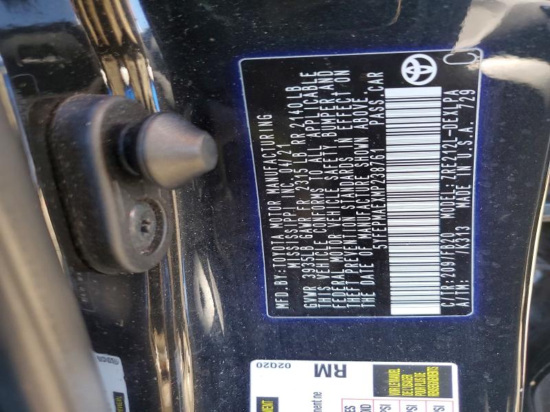 57123906 :رقم المزاد ، 5YFEPMAEXMP238761 vin ، 2021 Toyota Corolla مزاد بيع