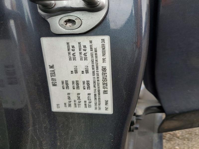 Продажа на аукционе авто 2020 Tesla Model 3, vin: 5YJ3E1EA1LF614941, номер лота: 57932536