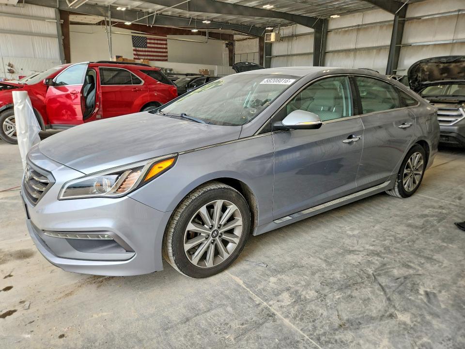 58208016 :رقم المزاد ، 5NPE34AF0HH521547 vin ، 2017 Hyundai Sonata مزاد بيع