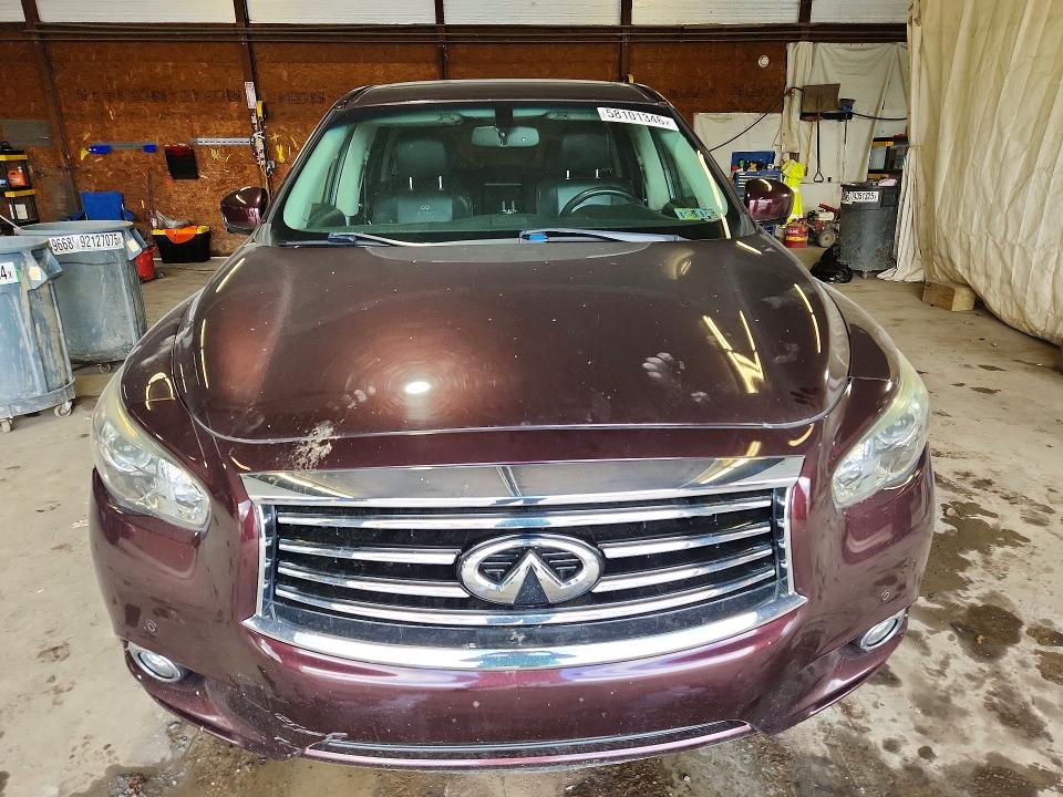 58101346 :رقم المزاد ، 5N1AL0MM8DC332583 vin ، 2013 Infiniti Jx35 مزاد بيع