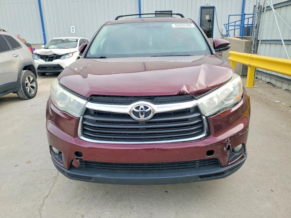 Aukcja sprzedaży 2015 Toyota Highlander, vin: 5TDBKRFH7FS076101, numer aukcji: 56292486