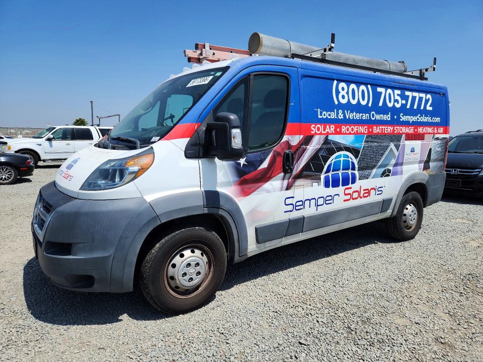 2017 Ram Promaster 1500 მანქანა იყიდება აუქციონზე, vin: 3C6TRVAG7HE552455, აუქციონის ნომერი: 56173396