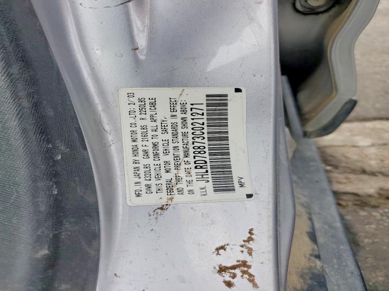 Aukcja sprzedaży 2003 Honda Cr -v, vin: JHLRD78873C021271, numer aukcji: 56167566