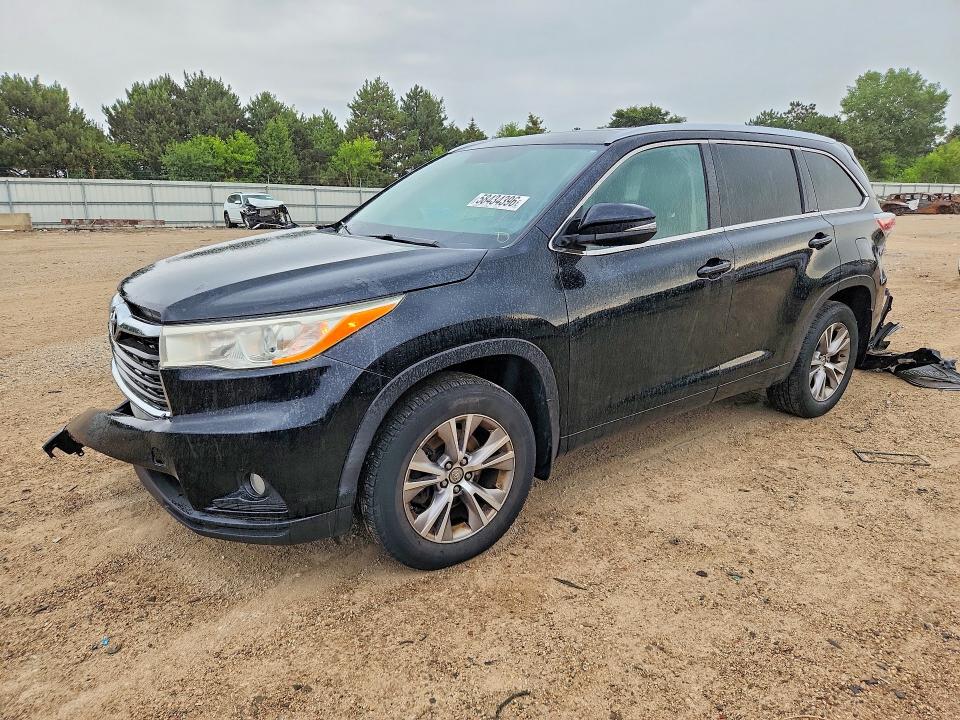 Auction sale of the 2014 Toyota Highlander, vin: 5TDJKRFHXES071033, lot number: 58434396