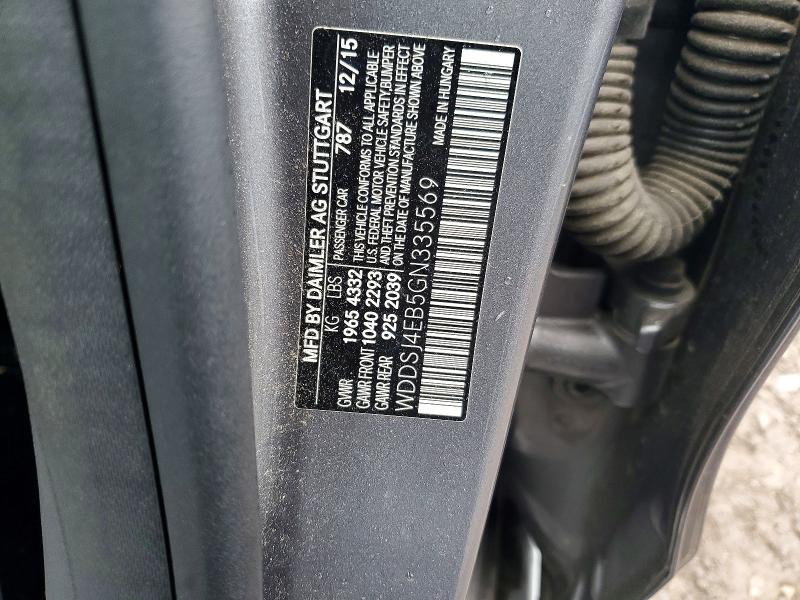 Aukcja sprzedaży 2016 Mercedes-benz Cla, vin: WDDSJ4EB5GN335569, numer aukcji: 56784766