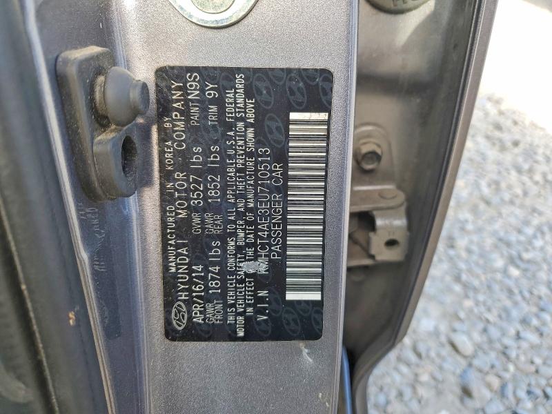Продаж на аукціоні авто 2014 Hyundai Accent, vin: KMHCT4AE3EU710513, номер лоту: 56128386