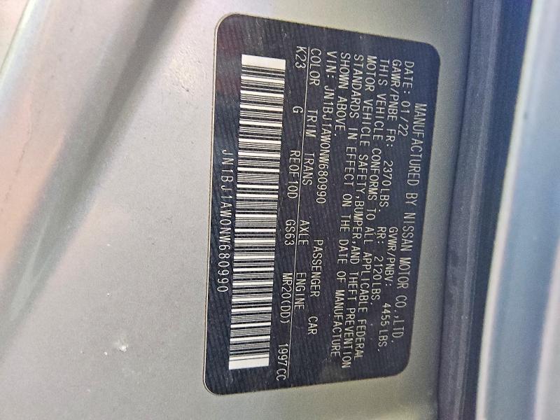 Продаж на аукціоні авто 2022 Nissan Rogue Sport, vin: JN1BJ1AW0NW680990, номер лоту: 57401896