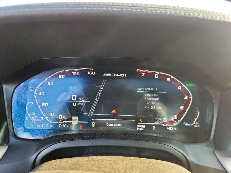 2021 Bmw M340xi მანქანა იყიდება აუქციონზე, vin: 3MW5U9J07M8B65498, აუქციონის ნომერი: 58541316