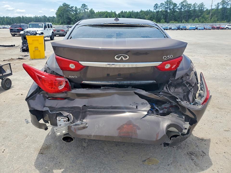 56581526 :رقم المزاد ، JN1BV7AR6FM397928 vin ، 2015 Infiniti Q50 مزاد بيع