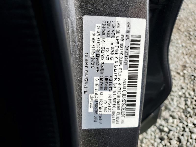 Aukcja sprzedaży 2018 Mazda Cx-9, vin: JM3TCBDY6J0213110, numer aukcji: 57074156