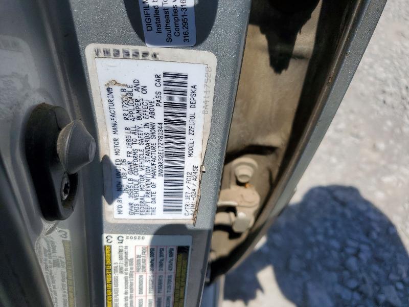 Продаж на аукціоні авто 2007 Toyota Corolla, vin: 1NXBR32E17Z781344, номер лоту: 55607596