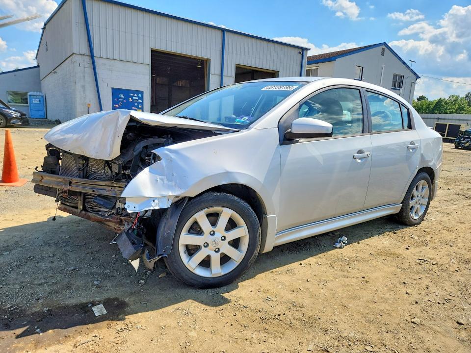 58129156 :رقم المزاد ، 3N1AB6AP2AL711977 vin ، 2010 Nissan Sentra مزاد بيع