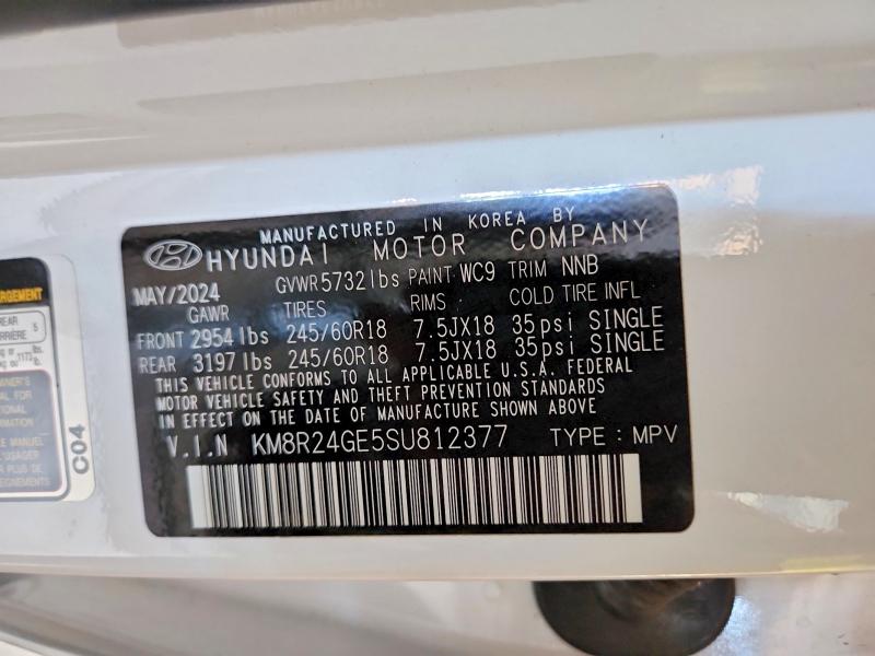 Aukcja sprzedaży 2025 Hyundai Palisade, vin: KM8R24GE5SU812377, numer aukcji: 58723996
