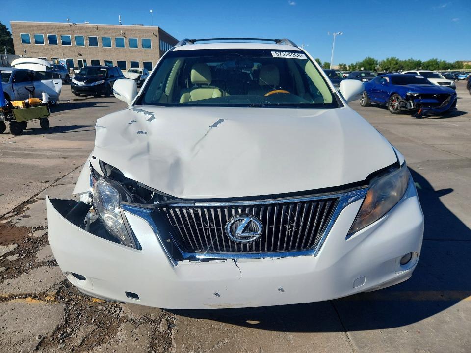 Продажа на аукционе авто 2010 Lexus Rx, vin: 2T2BK1BA6AC025597, номер лота: 57334966