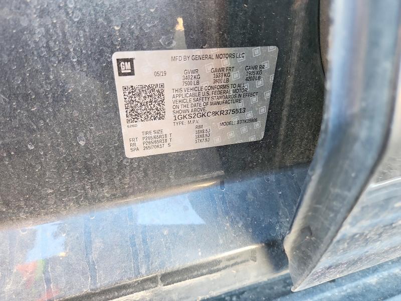 Продаж на аукціоні авто 2019 Gmc Yukon Xl, vin: 1GKS2GKC8KR375513, номер лоту: 59332296
