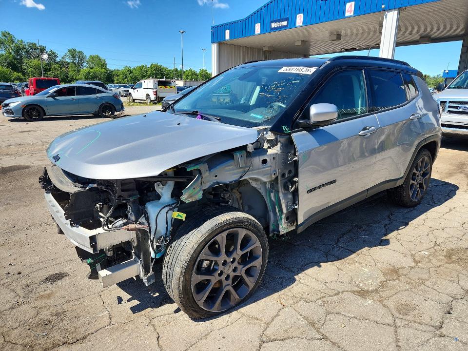 58016636 :رقم المزاد ، 3C4NJDCB1KT793953 vin ، 2019 Jeep Compass مزاد بيع