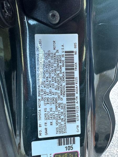 2009 Toyota Tacoma მანქანა იყიდება აუქციონზე, vin: 5TEUX42N19Z615862, აუქციონის ნომერი: 57224476