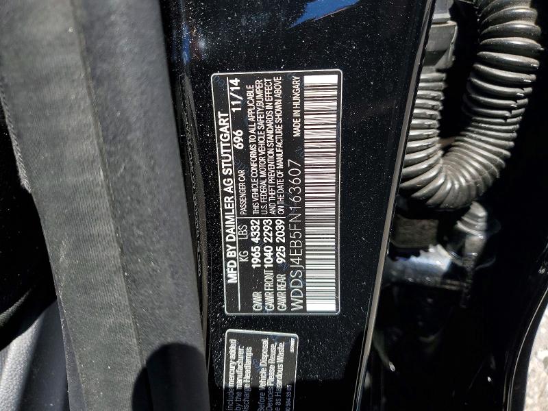 Aukcja sprzedaży 2015 Mercedes-benz Cla, vin: WDDSJ4EB5FN163607, numer aukcji: 57641866
