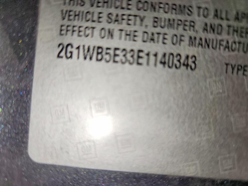 59398246 :رقم المزاد ، 2G1WB5E33E1140343 vin ، 2014 Chevrolet Impala Limited مزاد بيع